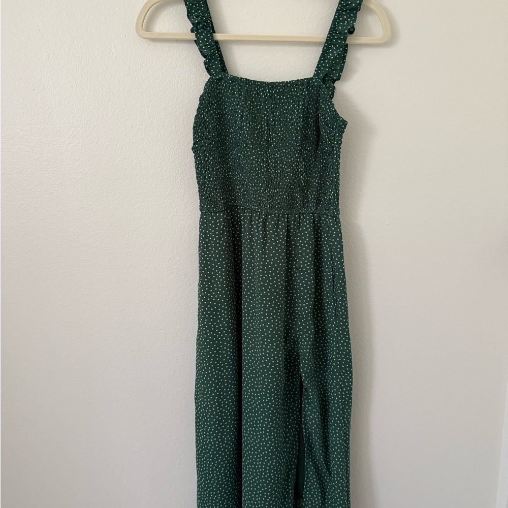 Abercrombie & Fitch Green Polka Dot Dress